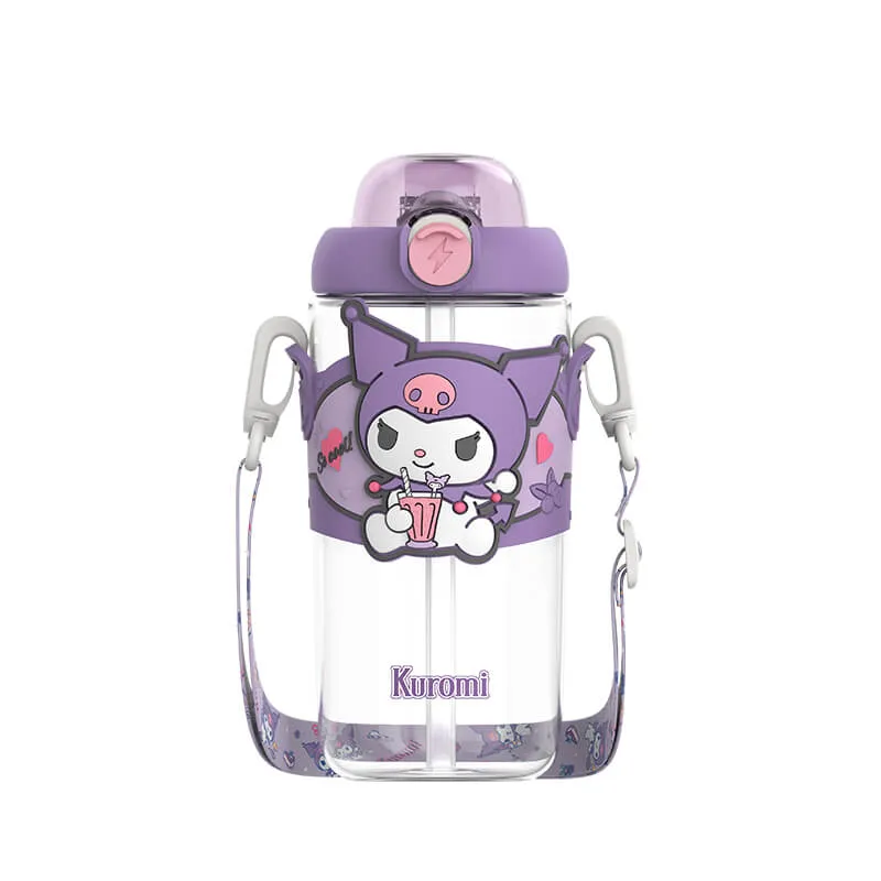 Sanrio Colorful Series Tritan Straw Water Bottle 650ml