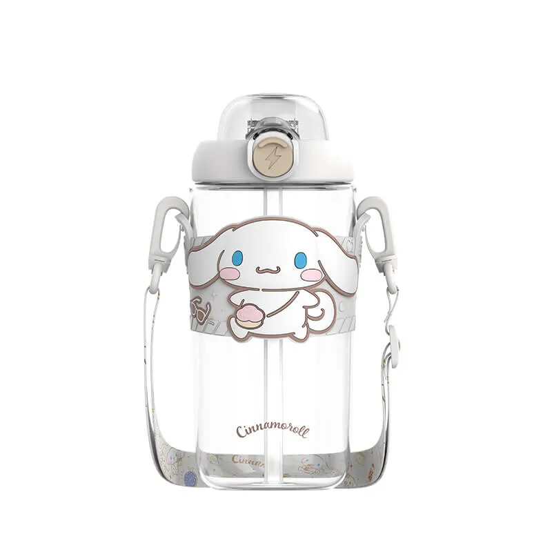 Sanrio Colorful Series Tritan Straw Water Bottle 650ml
