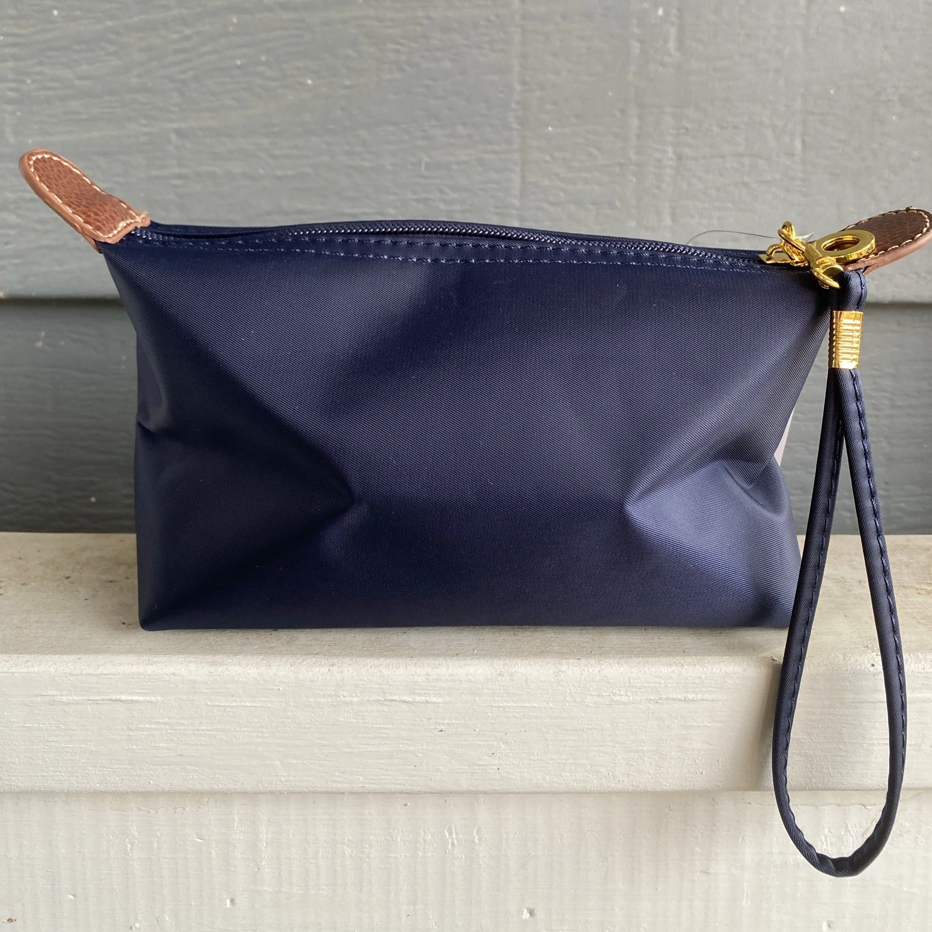 Small Essentials Bag with Wristlet Strap