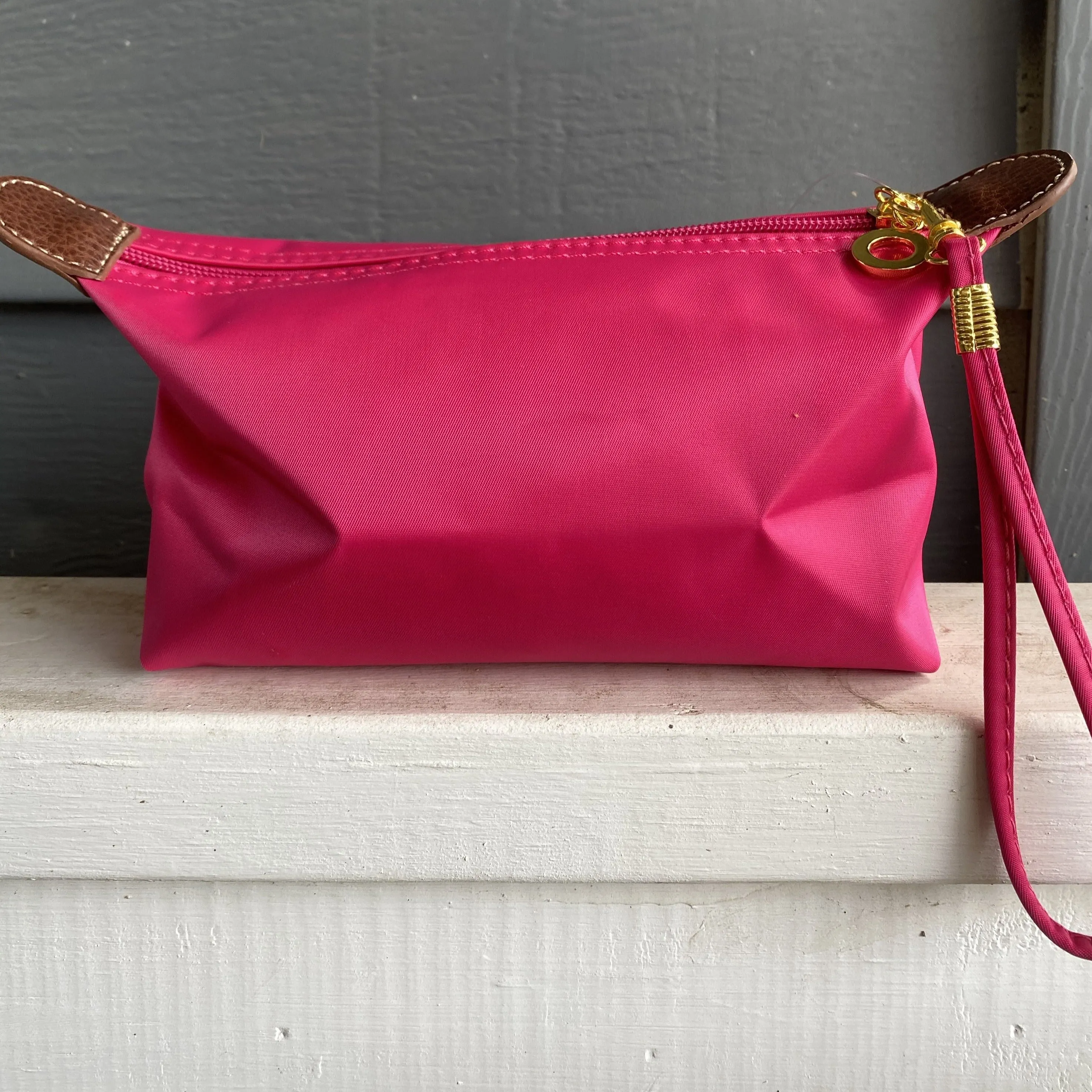 Small Essentials Bag with Wristlet Strap