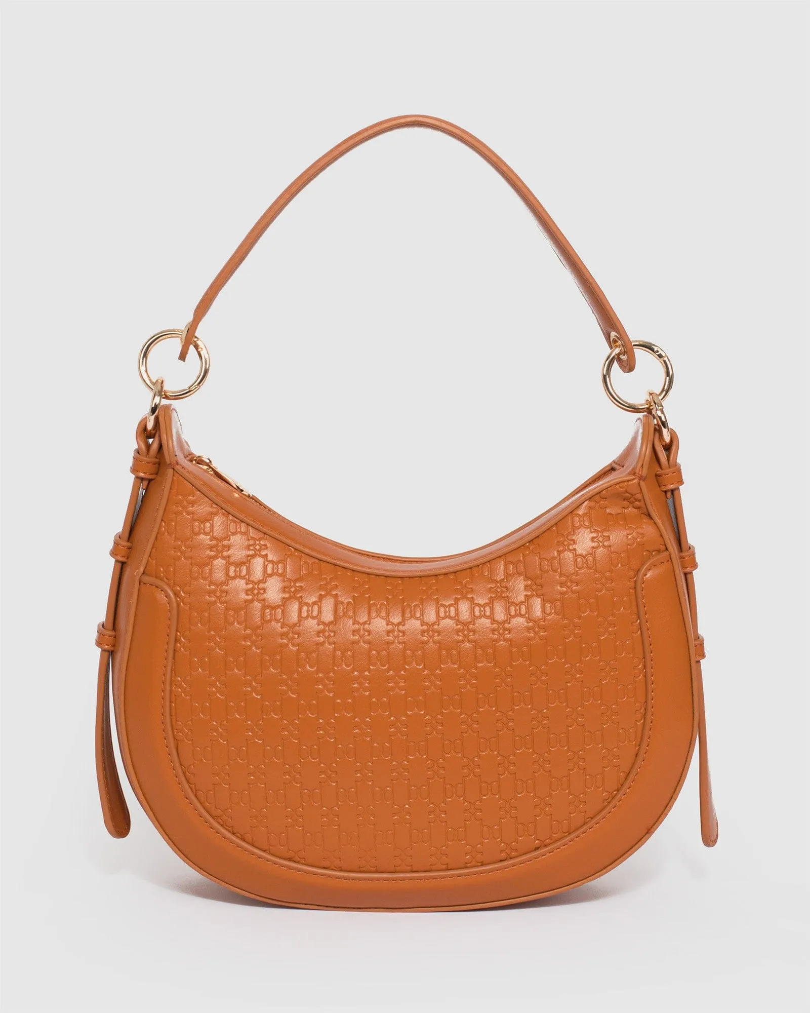 Tan Flavia Saddle Bag