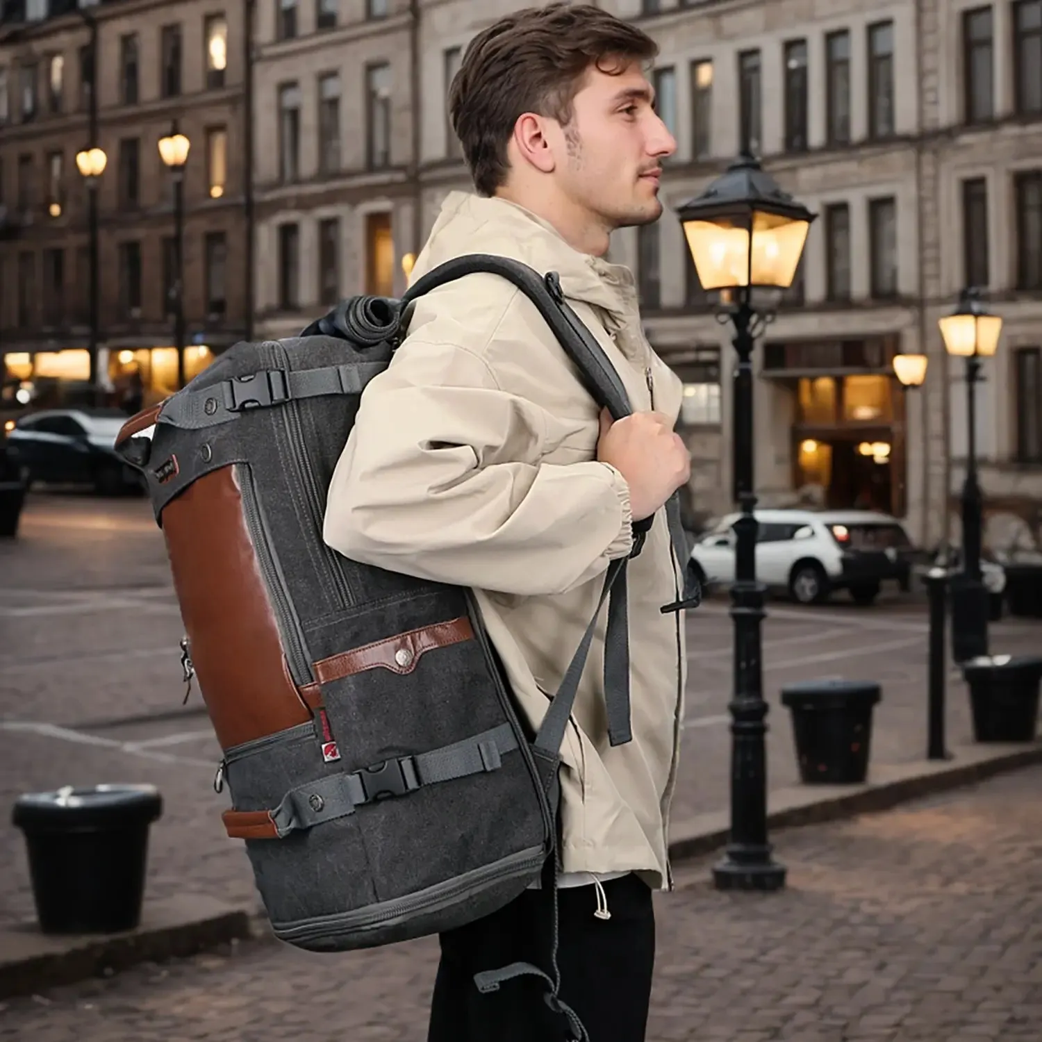 Travel Luggage Backpack for Men 22.5 inch