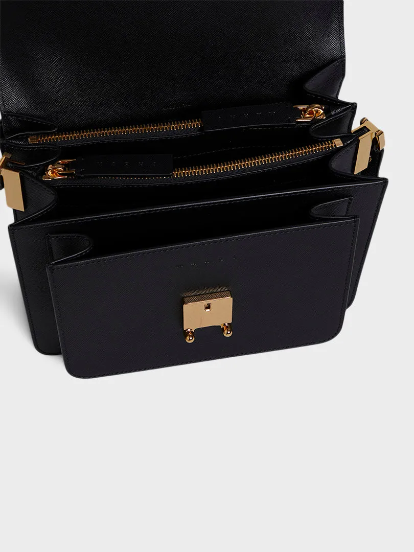 Trunk Bag in Black Grained
