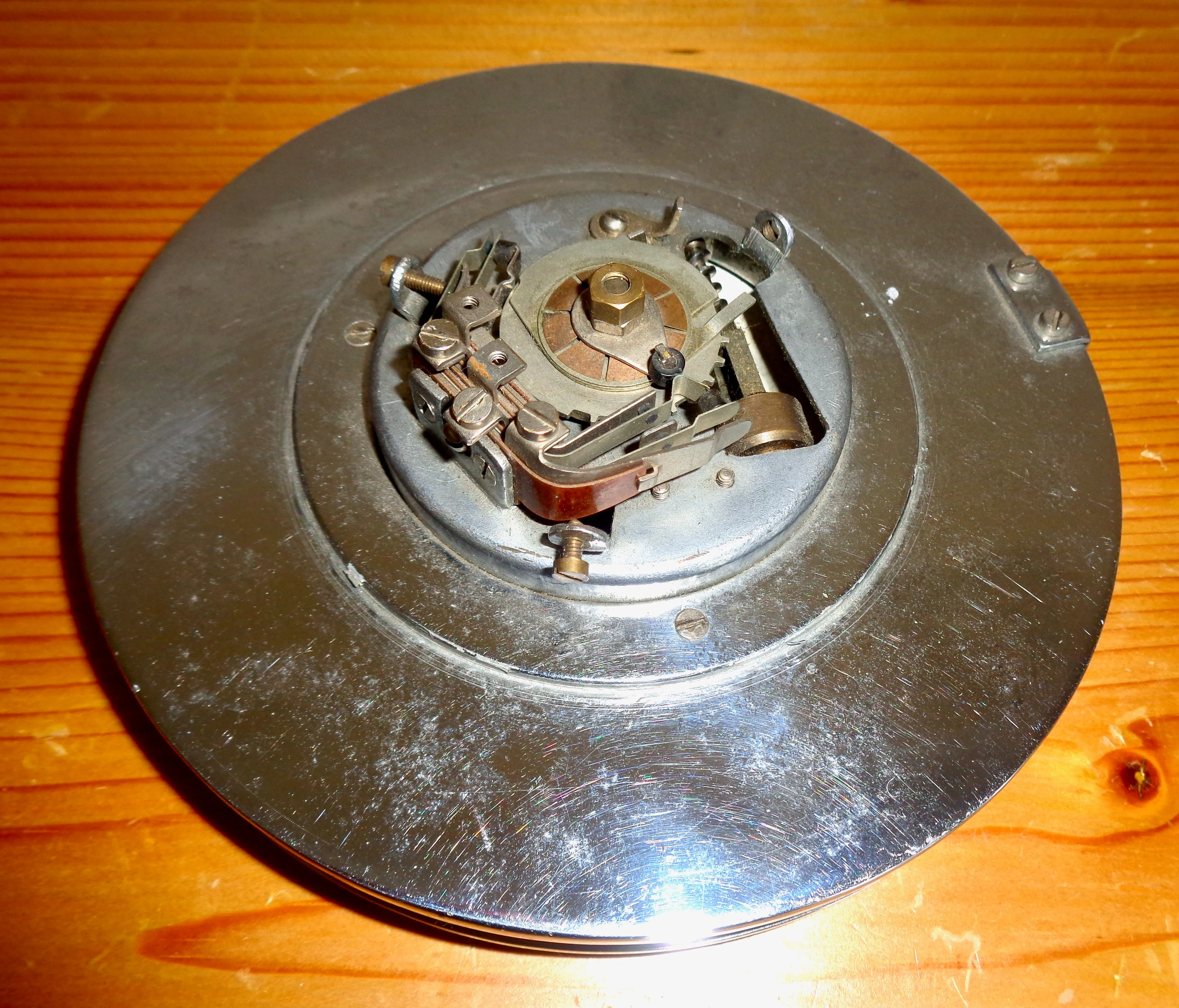 Vintage Rotary Telephony Dial With Eighteen Numbers