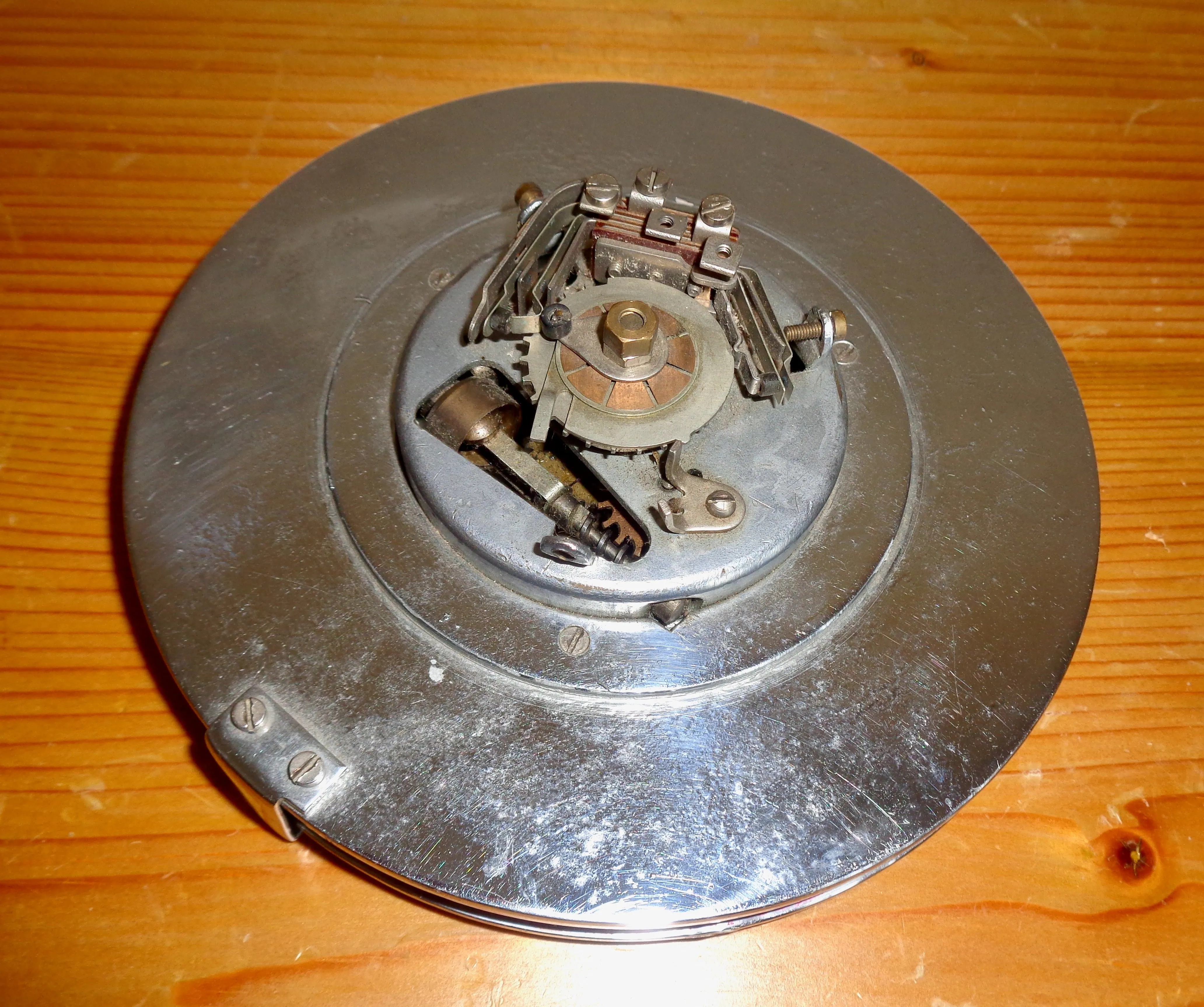 Vintage Rotary Telephony Dial With Eighteen Numbers