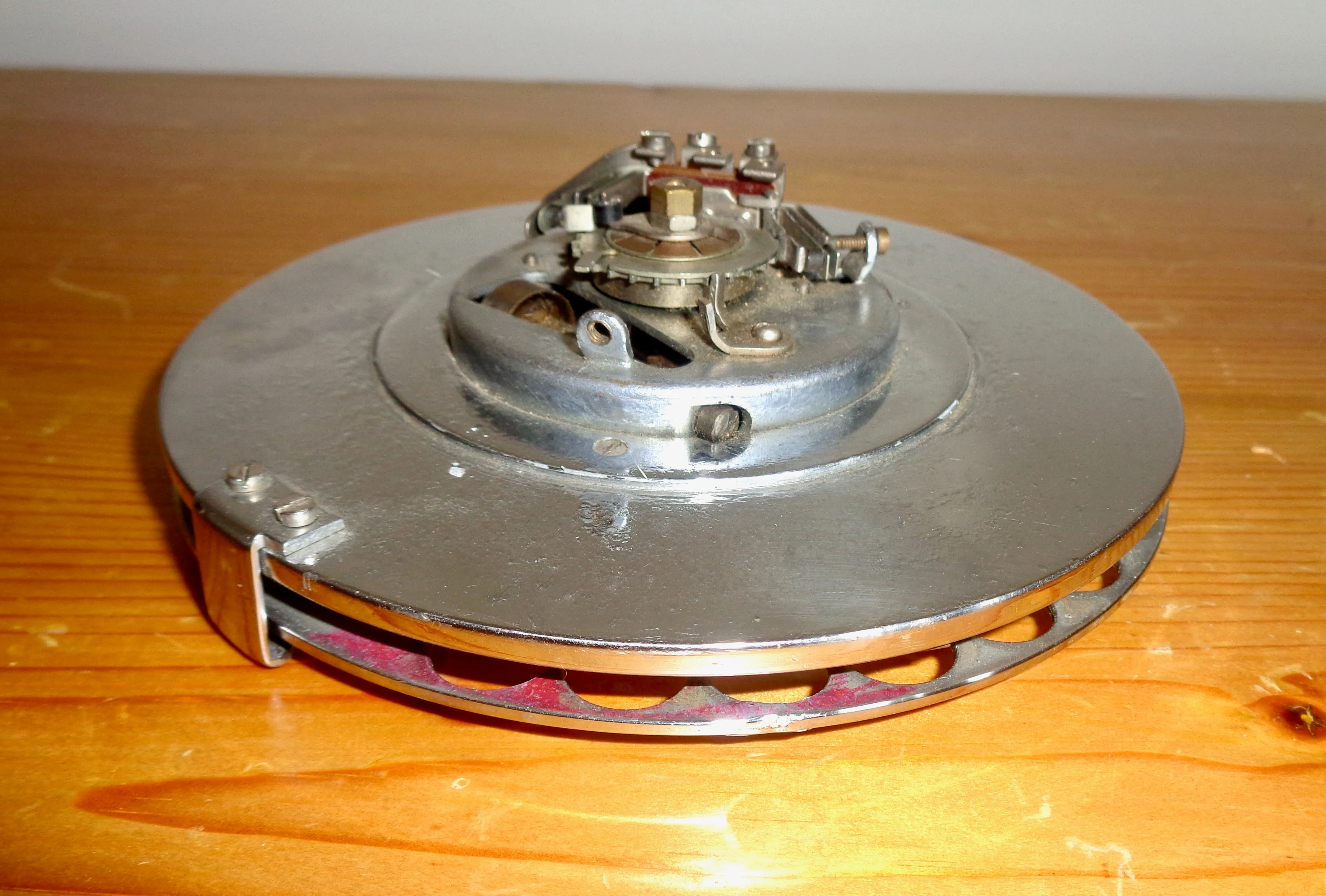 Vintage Rotary Telephony Dial With Eighteen Numbers