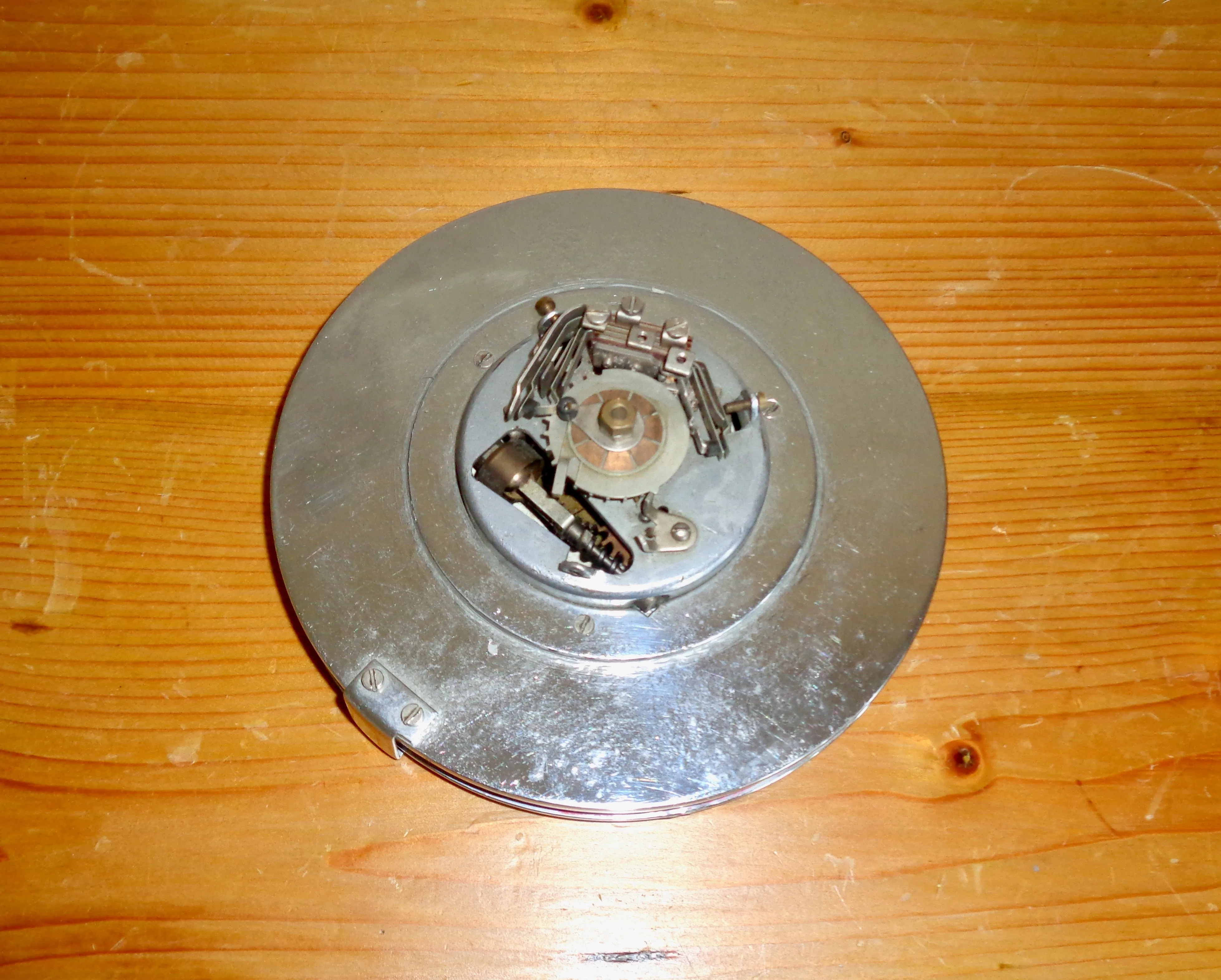 Vintage Rotary Telephony Dial With Eighteen Numbers