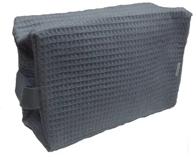 Waffle Weave Cosmetic Bag