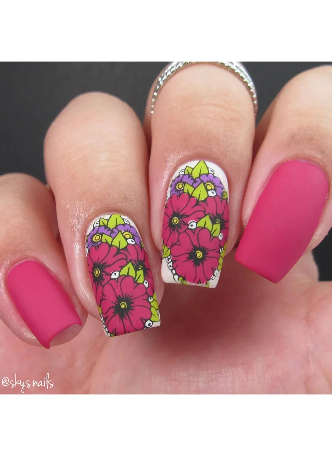 Whimsical By Nature -  Uber Chic Stamping Plate