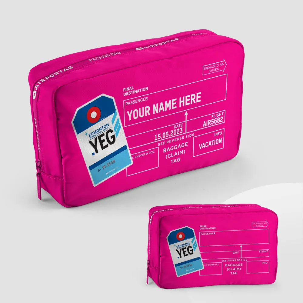 YEG - Packing Bag