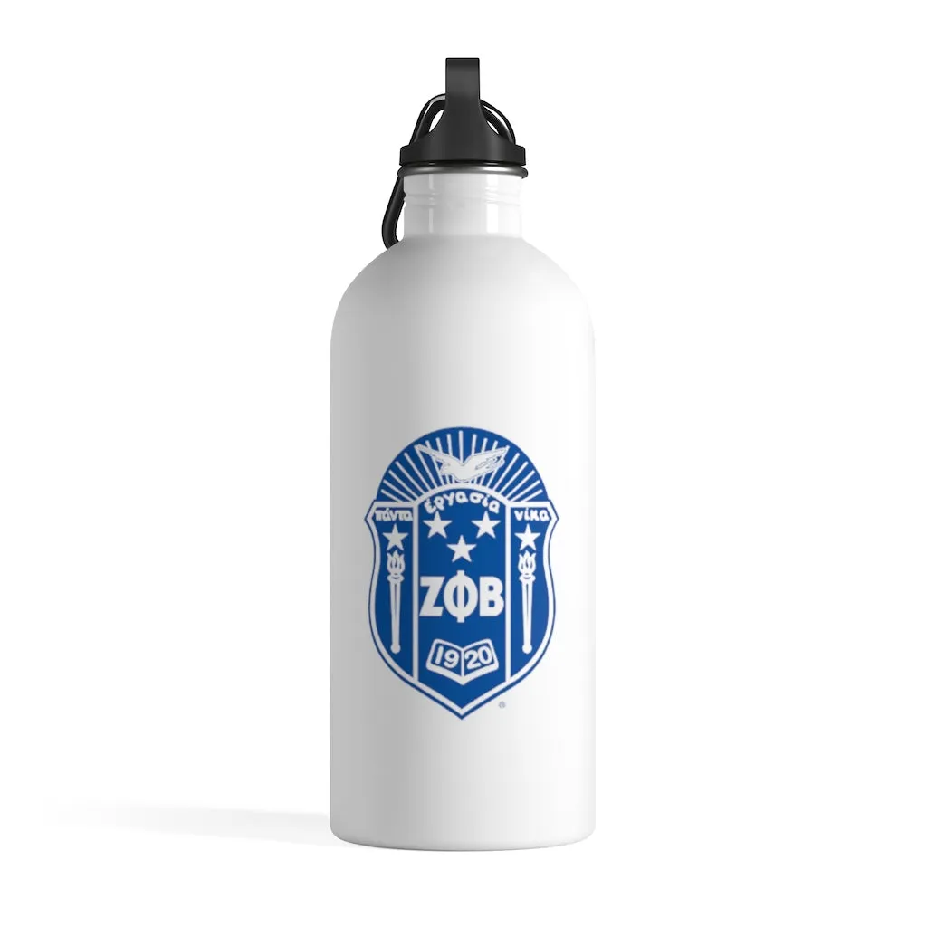 Zeta Phi Beta Stainless Steel Water Bottle